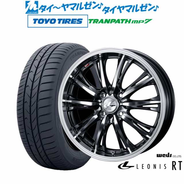 ウェッズ レオニス RT 16インチ 6.0J トーヨータイヤ トランパス mp7 205/60R16 サマータイヤ ホイール4本セット