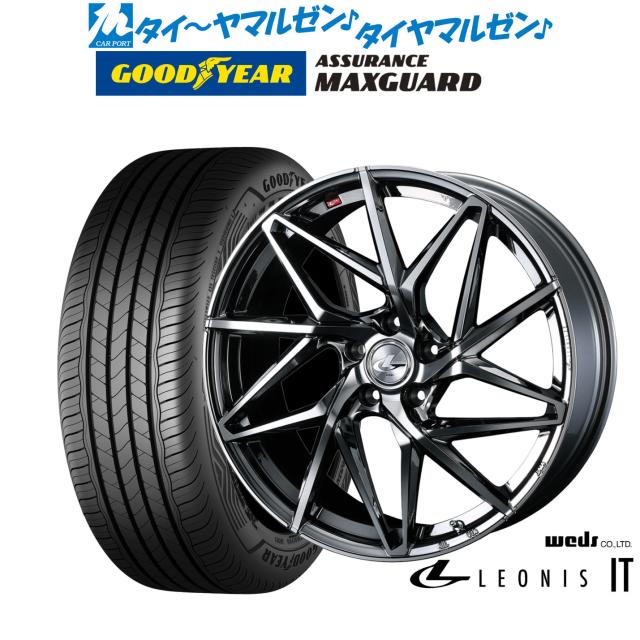ウェッズ レオニス IT 18インチ 7.0J グッドイヤー ASSURANCE アシュアランス MAXGUARD 225/45R18 サマータイヤ ホイール4本セット