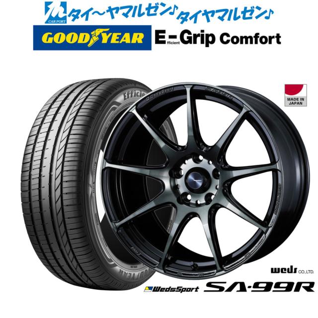 WEDS SPORT タイヤホイール　195/45R17 WEDS WedsSport SA-01R ホイール 17インチ 17 X 7.0J +48 5