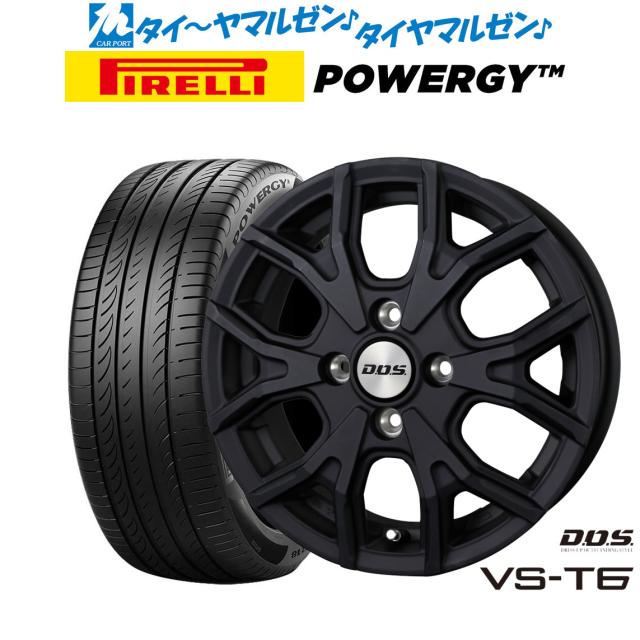 BADX D,O,S(DOS) VS-T6 15インチ 4.5J ピレリ POWERGY (パワジー) 165