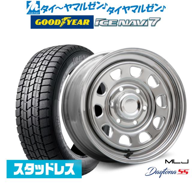 2025年製】MLJ デイトナ SS 16インチ 6.5J グッドイヤー ICE NAVI