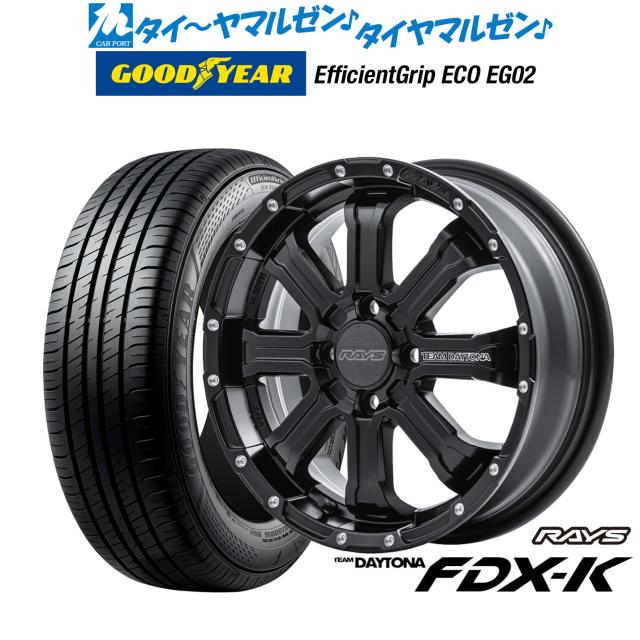 レイズ チームデイトナ FDX-K 15インチ 5.0J グッドイヤー