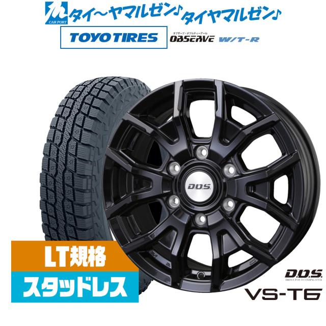 BADX D,O,S(DOS) VS-T6 17インチ 8.0J トーヨータイヤ OBSERVE オブザーブ W/T-R 285/70R17 スタッドレスタイヤ ホイール4本セット 105,750円