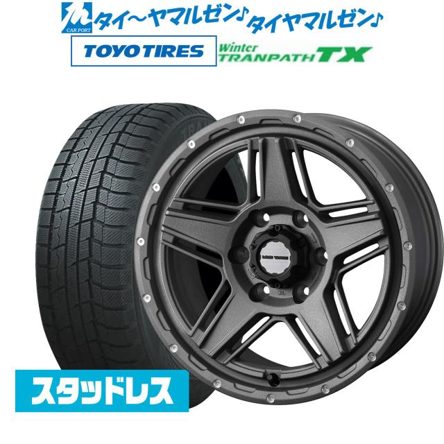 ウェッズ アドベンチャー マッドヴァンス 07 16インチ 6.5J トーヨータイヤ ウィンタートランパス TX 215/65R16 スタッドレスタイヤ ホイール4本セット 95,040円