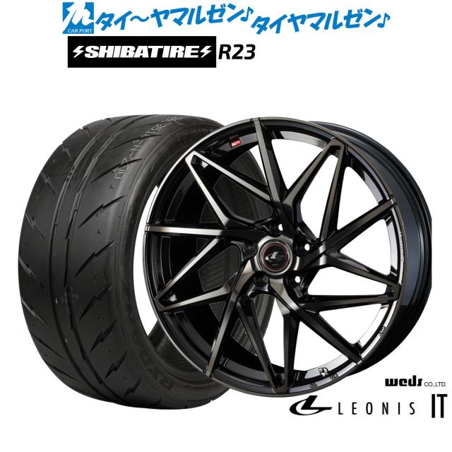 ウェッズ レオニス IT 19インチ 8.0J SHIBATIRE シバタイヤ 300 (R23) 245/35R19 サマータイヤ ホイール4本セット