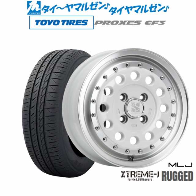 MLJ エクストリーム ラギッド 14インチ 5.0J トーヨータイヤ プロクセス PROXES CF3 165/60R14 サマータイヤ ホイール4本セット