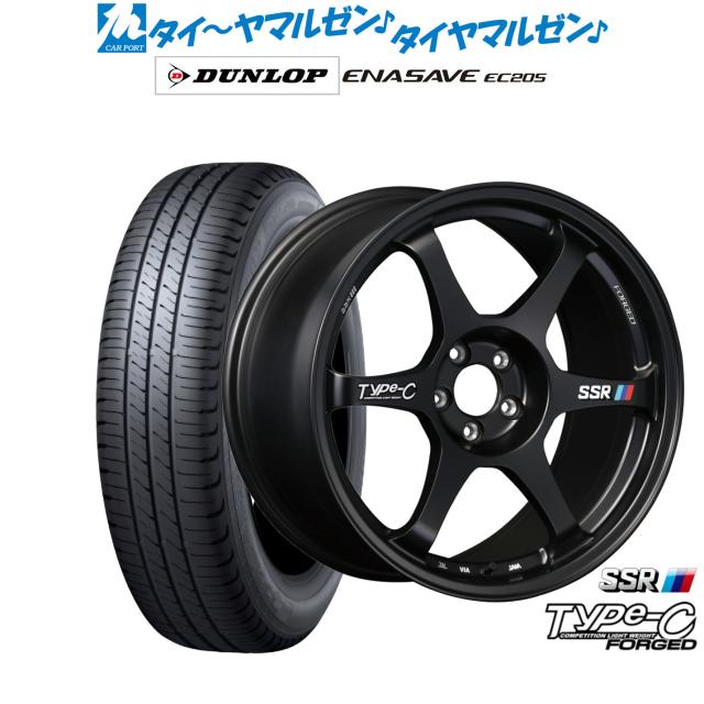 タナベ SSR Type-C FORGED 18インチ 8.0J ダンロップ ENASAVE エナセーブ EC205 215/50R18 サマータイヤ ホイール4本セット