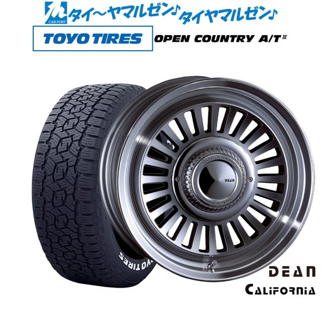クリムソン ディーン カリフォルニア 16インチ 6.0J トーヨータイヤ OPEN COUNTRY オープンカントリー AT3(ホワイトレター) 175/80R16 オフロードタイヤ ホイール4本セット