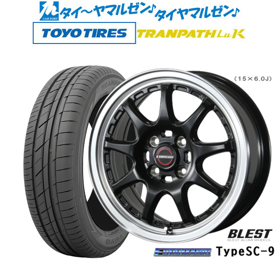 ニューレイトン ユーロマジック タイプ SC-9 14インチ 4.5J トーヨータイヤ トランパス TRANPATH LuK  165/60R14 サマータイヤ ホイール4本セットの通販は 48,480円