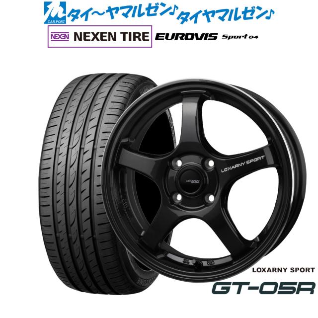 BADX ロクサーニスポーツ GT-05R 15インチ 5.5J NEXEN ネクセン ロードストーン ユーロビズ Sport 04 175/55R15 サマータイヤ ホイール4本セット