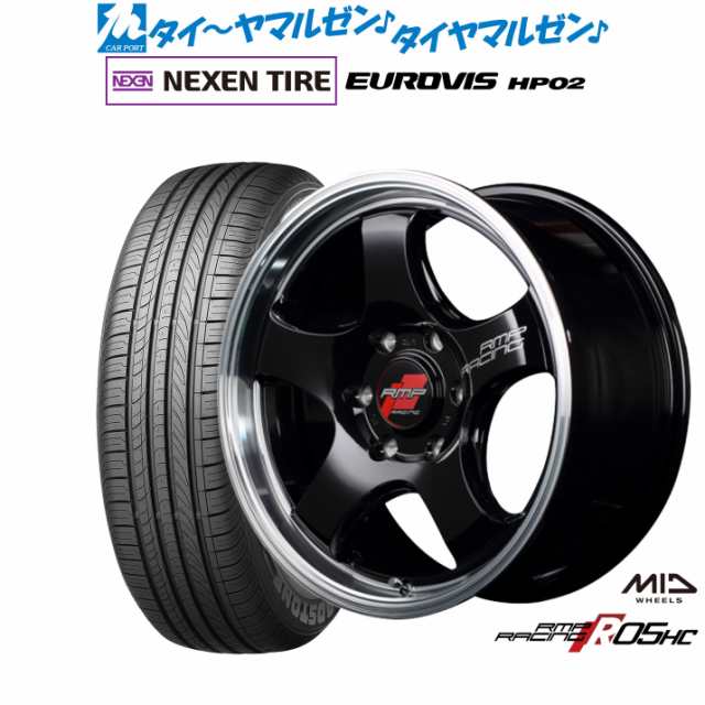 MID RMPレーシング R05HC 16インチ 6.5J NEXEN ネクセン ロードストーン ユーロビズ HP02 215/65R16 サマータイヤ ホイール4本セット