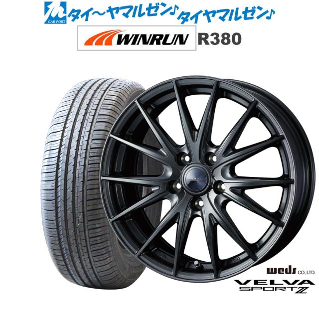 サマータイヤ ホイール4本セット ウェッズ ヴェルヴァ SPORT2 (スポルト2) ディープメタルII 15インチ 6.0J WINRUN ウインラン R380 195/65R15 91V