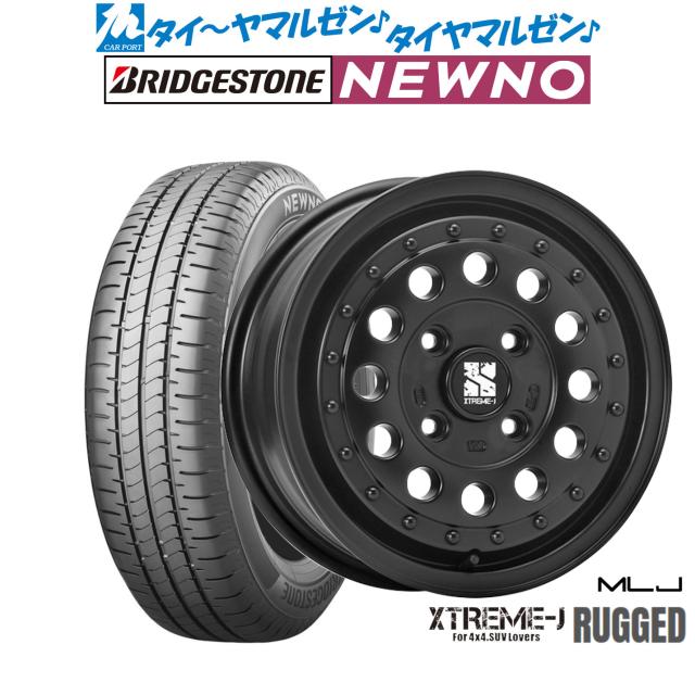 MLJ エクストリーム ラギッド 14インチ 5.0J ブリヂストン NEWNO ニューノ 155/65R14 サマータイヤ ホイール4本セット 57,132円