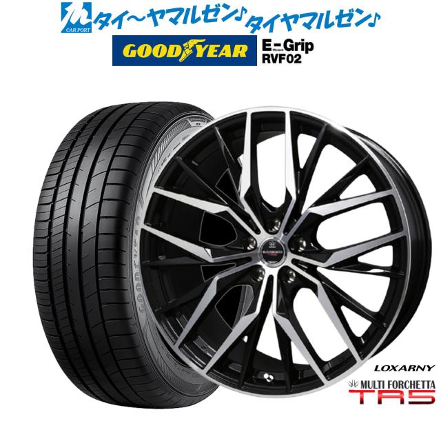 BADX ロクサーニ マルチフォルケッタ TR5 20インチ 8.5J グッドイヤー エフィシエント グリップ RVF02 245/40R20 サマータイヤ ホイール4本セット