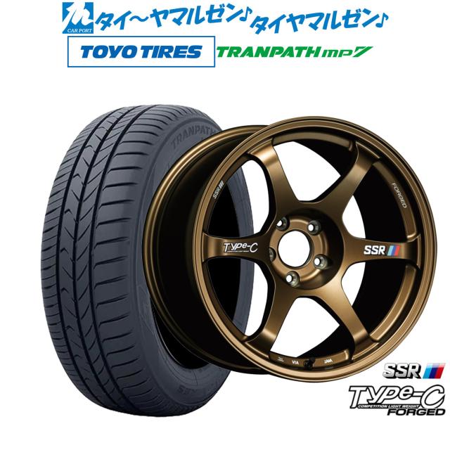 タナベ SSR Type-C FORGED 18インチ 8.5J トーヨータイヤ トランパス TRANPATH mp7 215/45R18 サマータイヤ ホイール4本セット