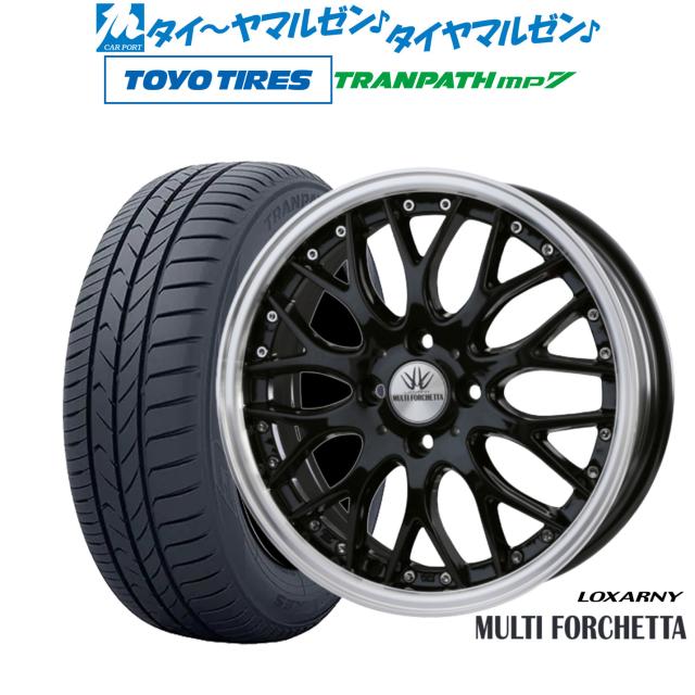 BADX ロクサーニ マルチフォルケッタ 17インチ 6.5J トーヨータイヤ トランパス TRANPATH mp7 205/55R17 サマータイヤ ホイール4本セット