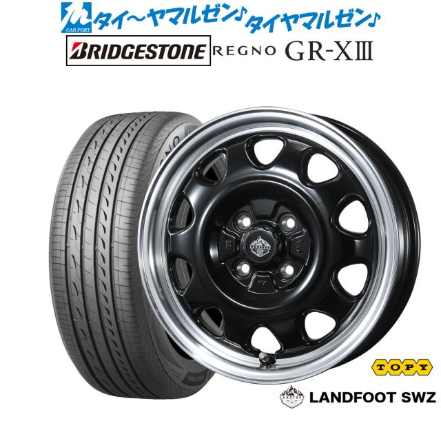 サマータイヤ ホイール4本セット トピー ランドフット SWZ ヨコハマ BluEarth-ES ブルーアースイーエス ES32 165/65R14 トピー ランドフット SWZ 12インチ 3.5J ブリヂストン ECOPIA エコピア