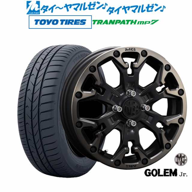 クリムソン MG ゴーレム Jr. 14インチ 4.5J トーヨータイヤ トランパス mp7 165/65R14 サマータイヤ ホイール4本セット