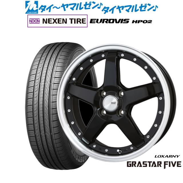 BADX ロクサーニ グラスターファイブ 15インチ 4.5J NEXEN ネクセン ロードストーン ユーロビズ HP02 165/65R15 サマータイヤ ホイール4本セットの通販は