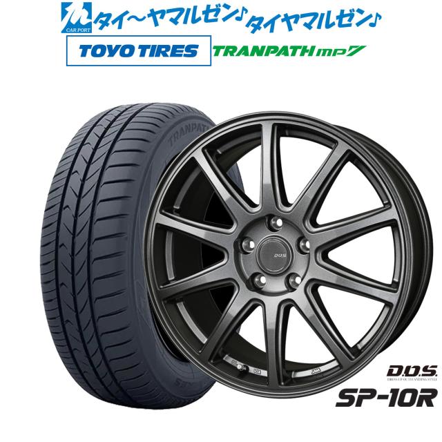 BADX D,O,S(DOS) SP-10R 16インチ 6.5J トーヨータイヤ トランパス TRANPATH mp7  195/60R16 サマータイヤ ホイール4本セット
