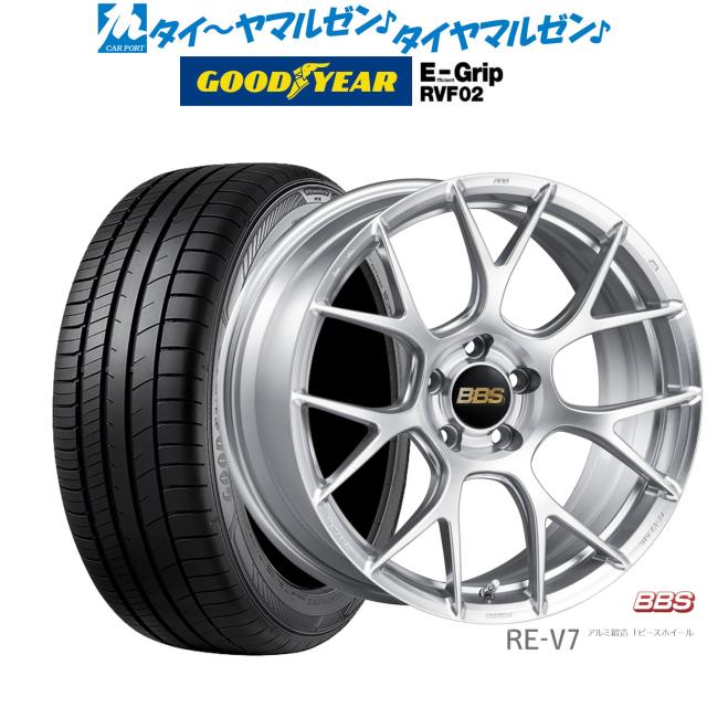 BBS JAPAN RE-V7 19インチ 8.5J グッドイヤー エフィシエント グリップ 