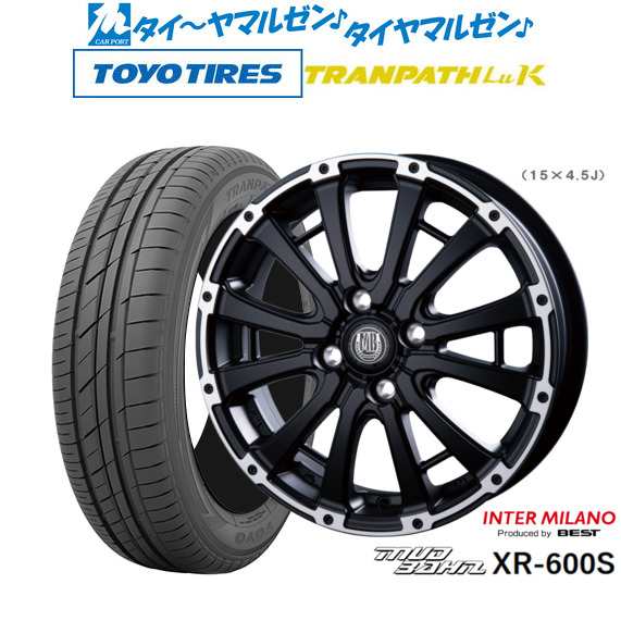 インターミラノ マッドバーン XR-600S 14インチ 4.5J トーヨータイヤ トランパス LuK 165/60R14 サマータイヤ ホイール4本セットの通販はau  PAY マーケット - カーポートマルゼン | au PAY マーケット－通販サイト