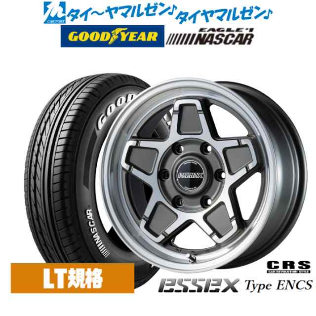 CRS ESSEX エセックス ENCS-16 16インチ 6.5J グッドイヤー EAGLE イーグル #1 NASCAR (ナスカー) 215/65R16 サマータイヤ ホイール4本セの通販は