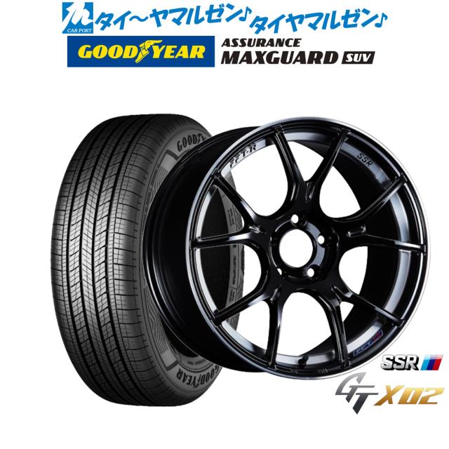 タナベ SSR GT X02 18インチ 7.5J グッドイヤー ASSURANCE MAXGUARD SUV 235/55R18 サマータイヤ ホイール4本セットの通販は 211,400円