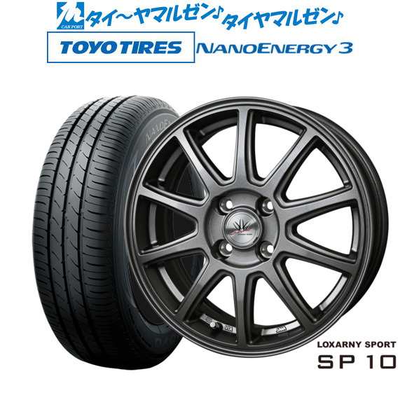 BADX ロクサーニスポーツ SP10 14インチ 4.5J トーヨータイヤ NANOENERGY ナノエナジー 3 155/65R14 サマータイヤ ホイール4本セット