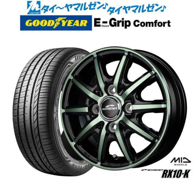 MID シュナイダー RX10-K 14インチ 4.5J グッドイヤー エフィ