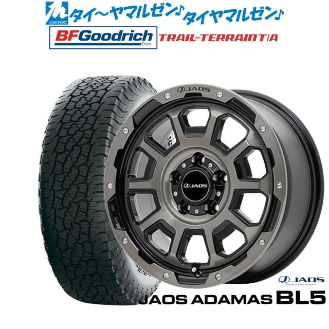 JAOS ジャオス アダマス BL5 18インチ 7.5J BFグッドリッチ トレールテレーン T/A 225/55R18 サマータイヤ ホイール4本セット