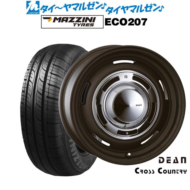 クリムソン ディーン クロスカントリー 14インチ 4.5J Best Choice MAZZINI(マジーニ) ECO 207 155/65R14 サマータイヤ ホイール4本セット