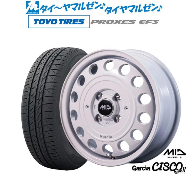 MID ホイールズ ガルシア シスコ Type2 14インチ 4.5J トーヨータイヤ プロクセス PROXES CF3 165/70R14 サマータイヤ ホイール4本セット