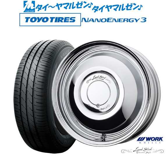 ワーク レッドスレッド 14インチ 4.5J トーヨータイヤ NANOENERGY ナノエナジー 3 165/60R14 サマータイヤ ホイール4本セット