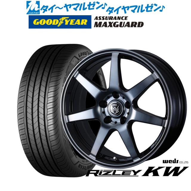 ウェッズ ライツレー KW 17インチ 7.0J グッドイヤー ASSURANCE アシュアランス MAXGUARD 215/45R17 サマータイヤ ホイール4本セット