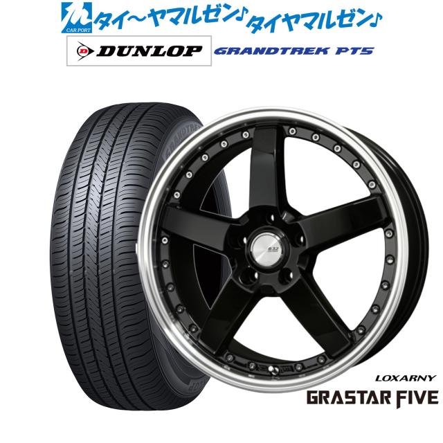 BADX ロクサーニ グラスターファイブ 19インチ 7.5J ダンロップ 