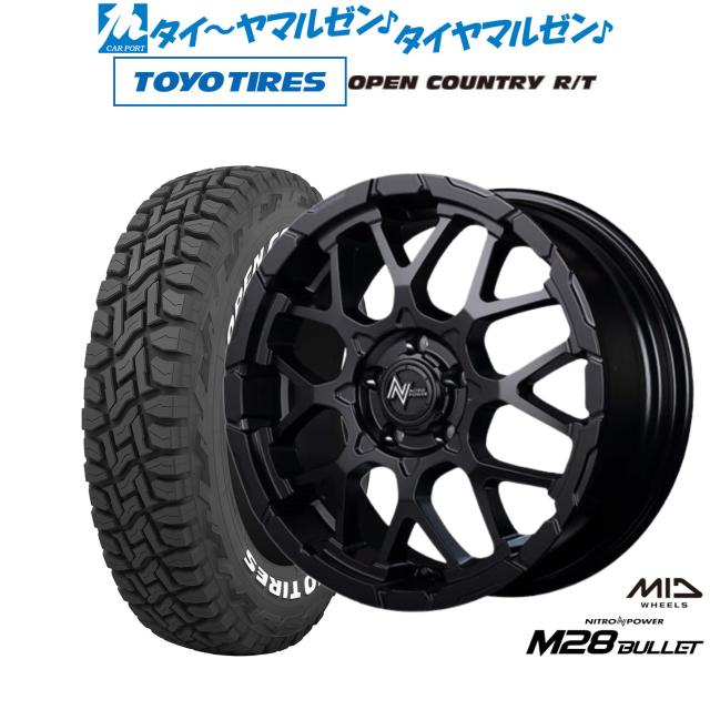 MID ナイトロパワー M28 バレット S 18インチ 7.0J トーヨータイヤ