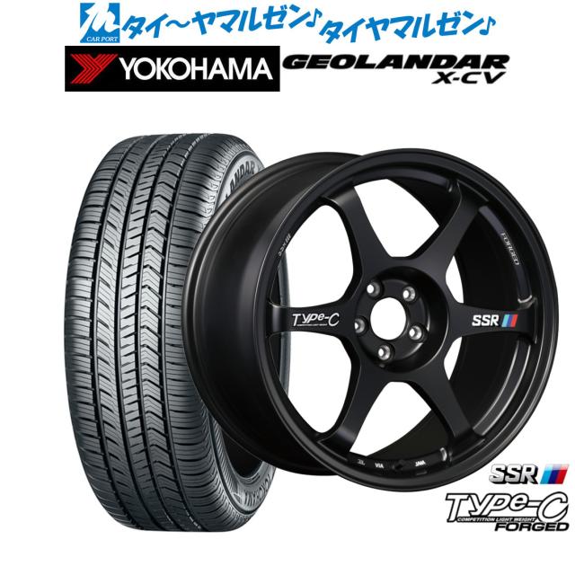 タナベ SSR Type-C FORGED 18インチ 8.0J ヨコハマ GEOLANDAR ジオランダー X-CV (G057) 255/55R18 サマータイヤ ホイール4本セット 207,300円