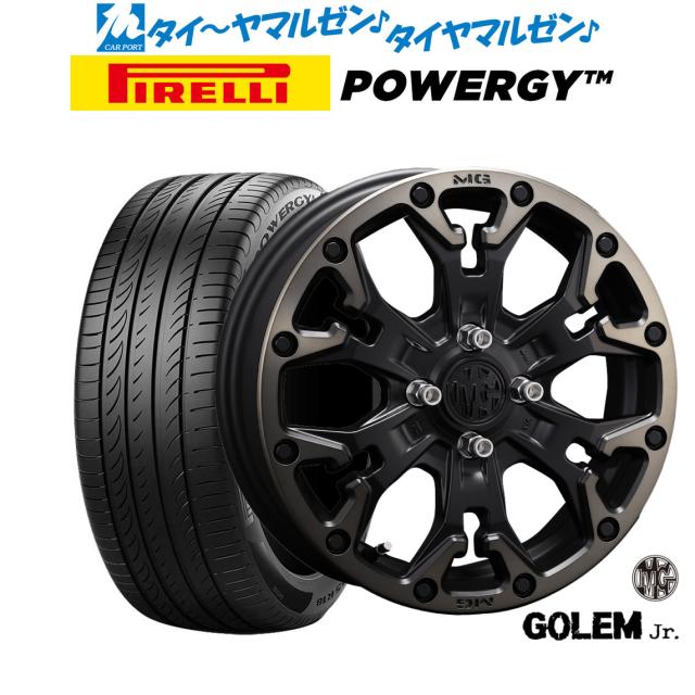 クリムソン MG ゴーレム Jr. 16インチ 6.0J ピレリ POWERGY (パワジー) 195/65R16 サマータイヤ ホイール4本セット