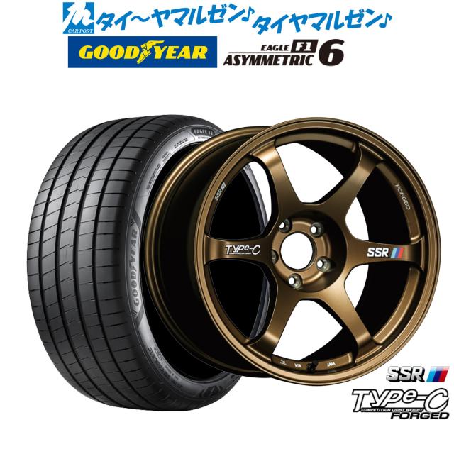 タナベ SSR Type-C FORGED 18インチ 8.5J グッドイヤー イーグル F1 