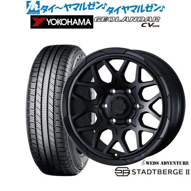 ウェッズ アドベンチャー スタットベルクII 16インチ 6.5J ヨコハマ GEOLANDAR ジオランダー CV (G058) 215/70R16 サマータイヤ ホイール4本セット