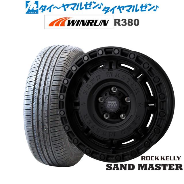 BADX ロックケリー ROCK KELLY SAND MASTER(サンドマスター) 17インチ 8.0J WINRUN ウインラン R380 215/60R17 サマータイヤ ホイール4本セット