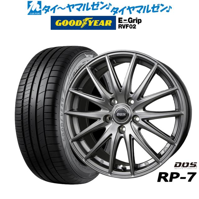 BADX DOS(DOS) RP-7 17インチ 7.0J グッドイヤー エフィシエント グリップ RVF02 205/50R17 サマータイヤ ホイール4本セット