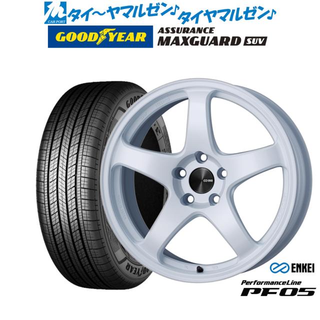 エンケイ PF05 17インチ 7.0J グッドイヤー ASSURANCE アシュアランス MAXGUARD SUV 225/65R17 サマータイヤ ホイール4本セット