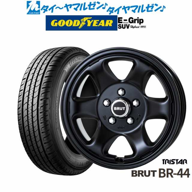 トライスター BRUT BR-44 16インチ 6.5J グッドイヤー エフィシエント グリップ SUV HP01 225/70R16 サマータイヤ ホイール4本セットの通販は