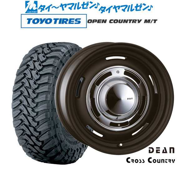 クリムソン ディーン クロスカントリー 16インチ 6.0J トーヨータイヤ オープンカントリー M/T  225/75R16 サマータイヤ ホイール4本セッの通販は