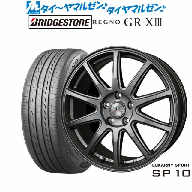 BADX ロクサーニスポーツ SP10 15インチ 6.0J ブリヂストン REGNO レグノ GR-XIII(GR-X3) 195/65R15 サマータイヤ ホイール4本セット