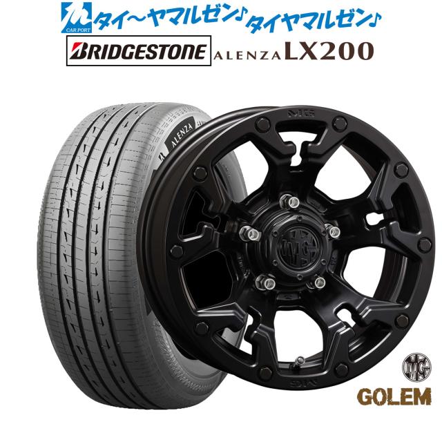クリムソン MG ゴーレム 16インチ 6.0J ブリヂストン ALENZA アレンザ LX200 215/70R16 サマータイヤ ホイール4本セット