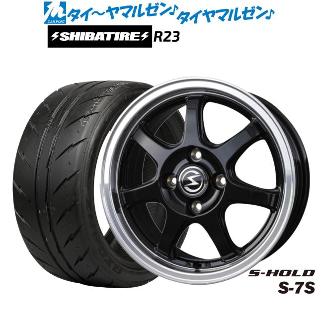 BADX エスホールド S-7S 15インチ 4.5J SHIBATIRE シバタイヤ 300 (R23 