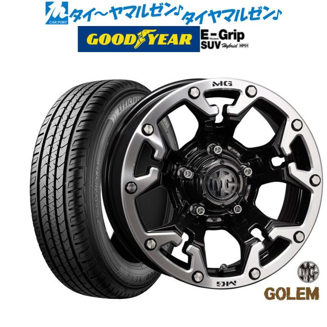 クリムソン MG ゴーレム 16インチ 5.5J グッドイヤー エフィシエント グリップ SUV HP01 175/80R16 サマータイヤ ホイール4本セット 90,310円